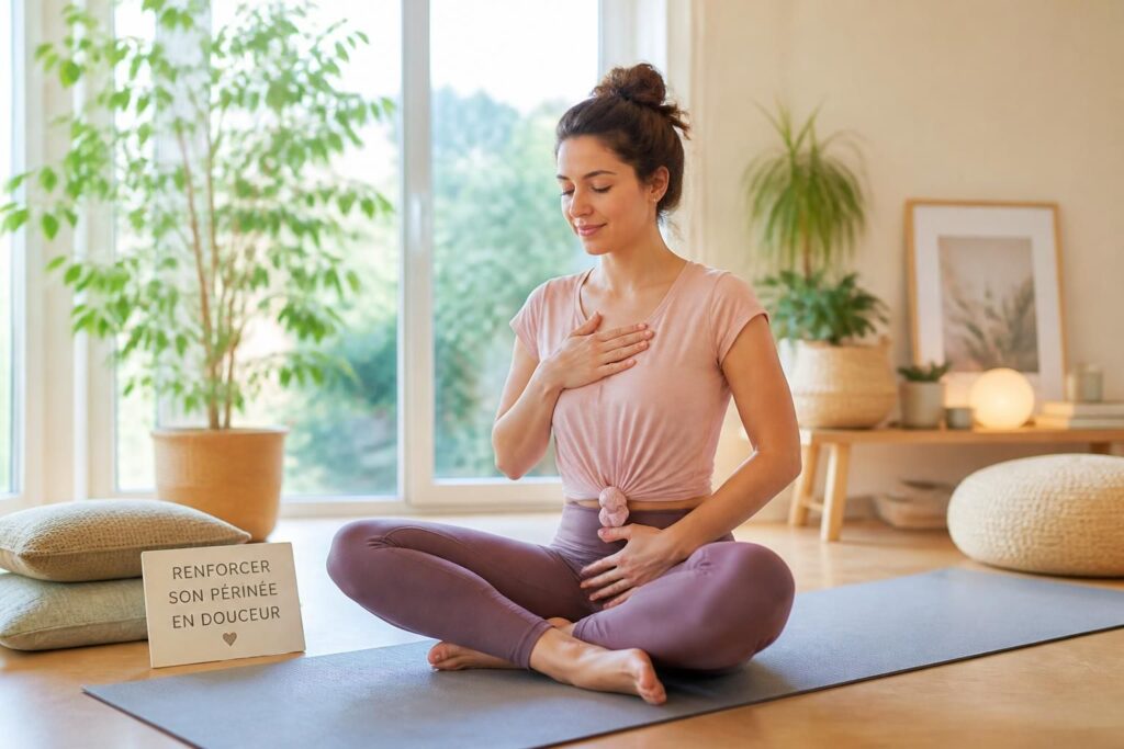 découvrez un guide complet d'exercices doux pour renforcer votre périnée en toute sécurité et améliorer votre bien-être au quotidien.
