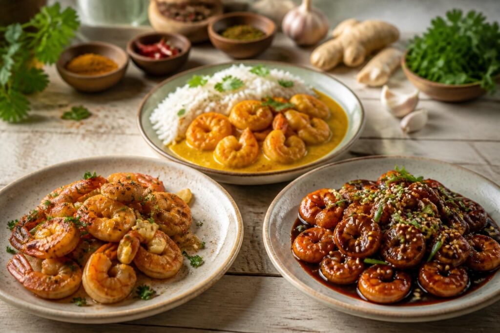 découvrez nos recettes faciles et savoureuses de crevettes sautées à l'ail, au curry ou à la sauce soja pour des plats rapides et gourmands.