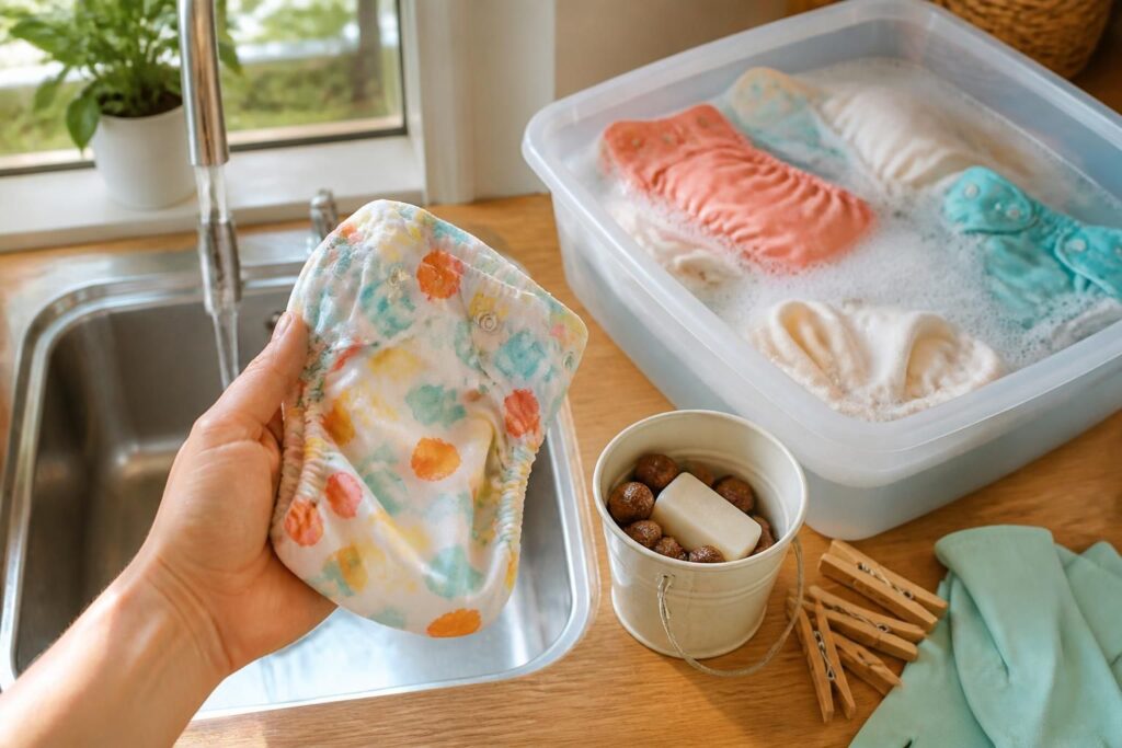 découvrez les étapes essentielles pour laver efficacement vos couches lavables et assurer un entretien impeccable, tout en respectant l'environnement et la peau de votre bébé.
