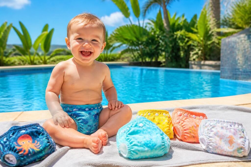 découvrez quelles couches lavables sont adaptées pour la piscine et profitez d'une baignade sereine avec votre enfant tout en respectant l'environnement.