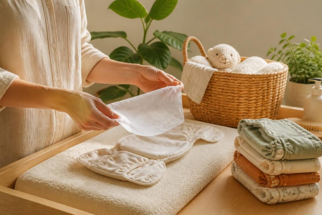 découvrez pourquoi utiliser un voile pour couches lavables, ses avantages et comment bien l'intégrer dans la routine de change pour faciliter l'entretien et garantir le confort de bébé.