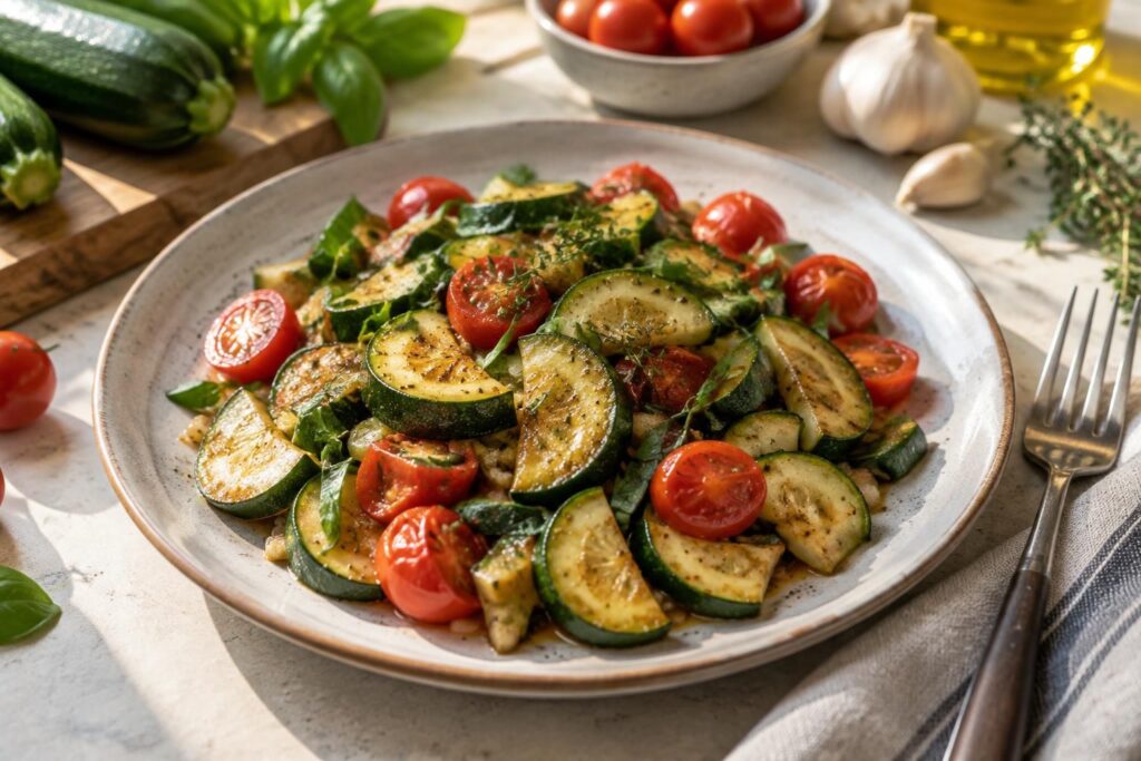 découvrez une recette de courgettes facile et rapide, idéale pour préparer un repas savoureux et équilibré au quotidien.