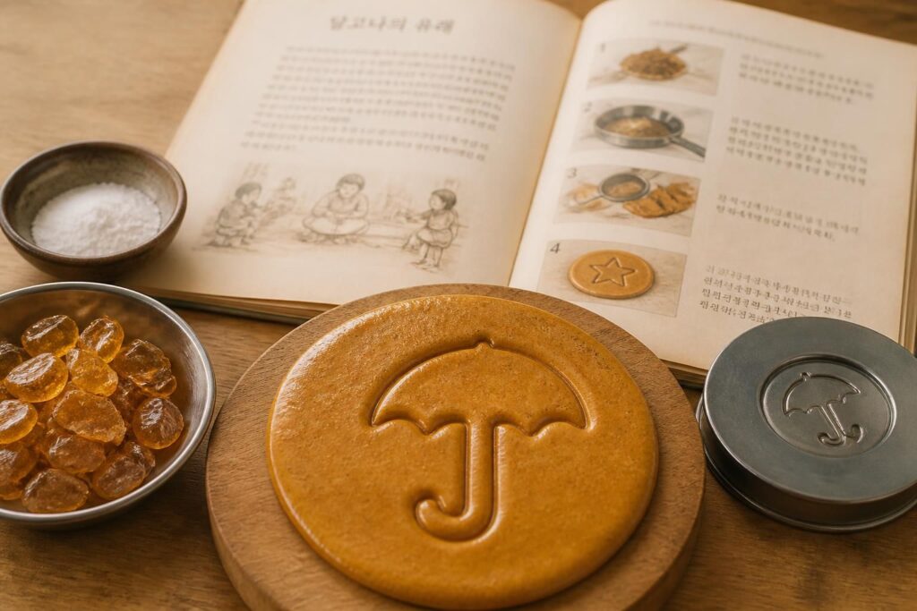 découvrez la recette authentique du biscuit dalgona, célèbre grâce à squid game, et explorez ses origines traditionnelles coréennes.