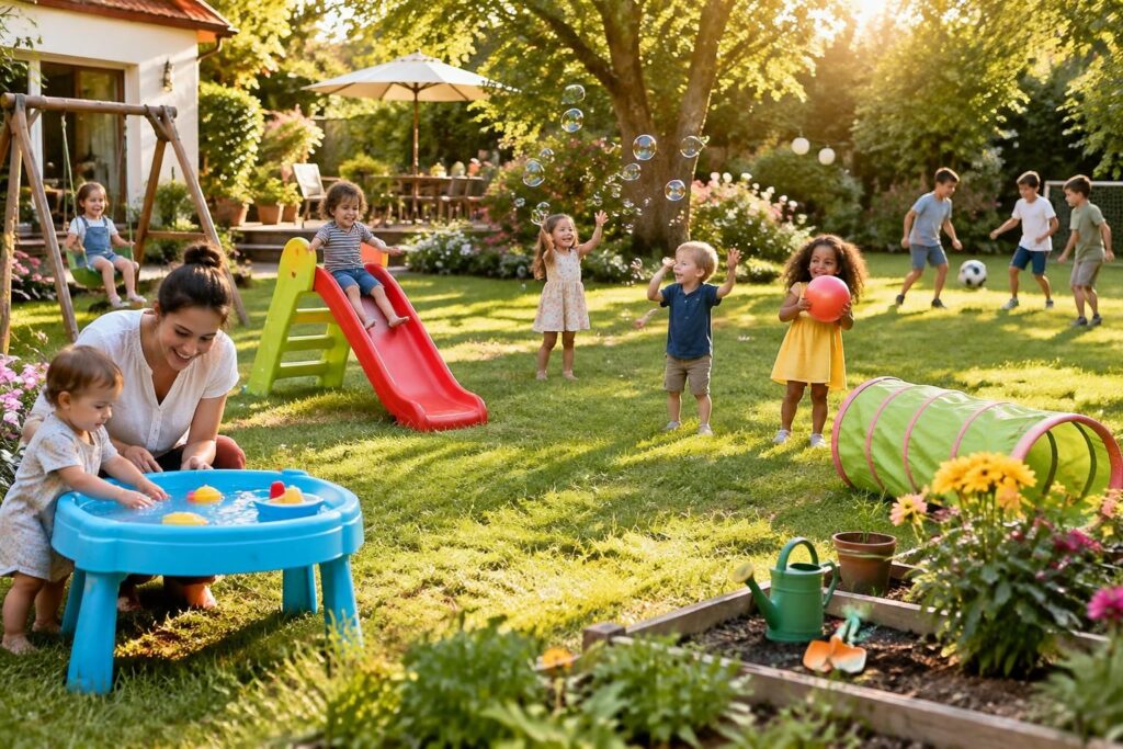 découvrez des jeux de jardin adaptés aux enfants de 1 à 10 ans : idées amusantes pour bouger, explorer et profiter du plein air en famille.