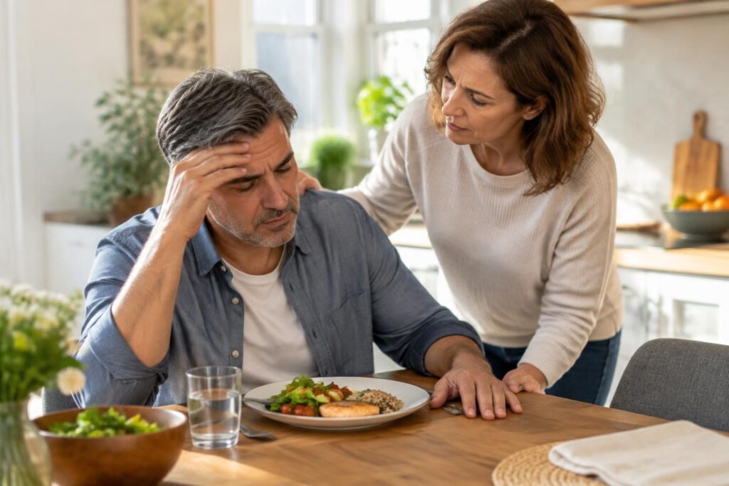 vertiges après manger : découvrez les causes fréquentes et les solutions adaptées pour les prévenir, ainsi que les signes qui justifient une consultation.